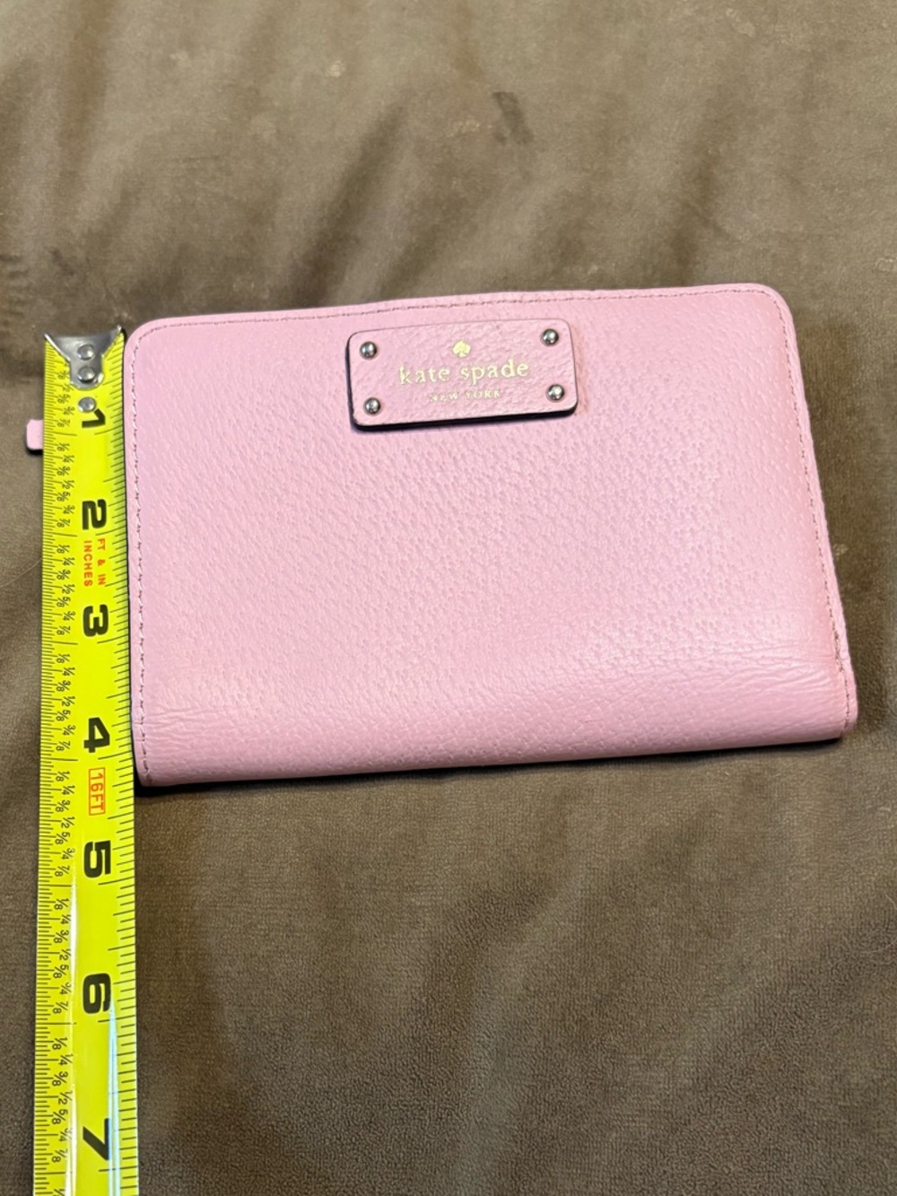 kate♠️spade pink pebbled leather wallet - Picture 16 of 16